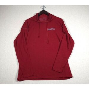Anetik Vint Performance Hoodie Mens Medium NWT Lifeguard UPF 30 Red ECP
